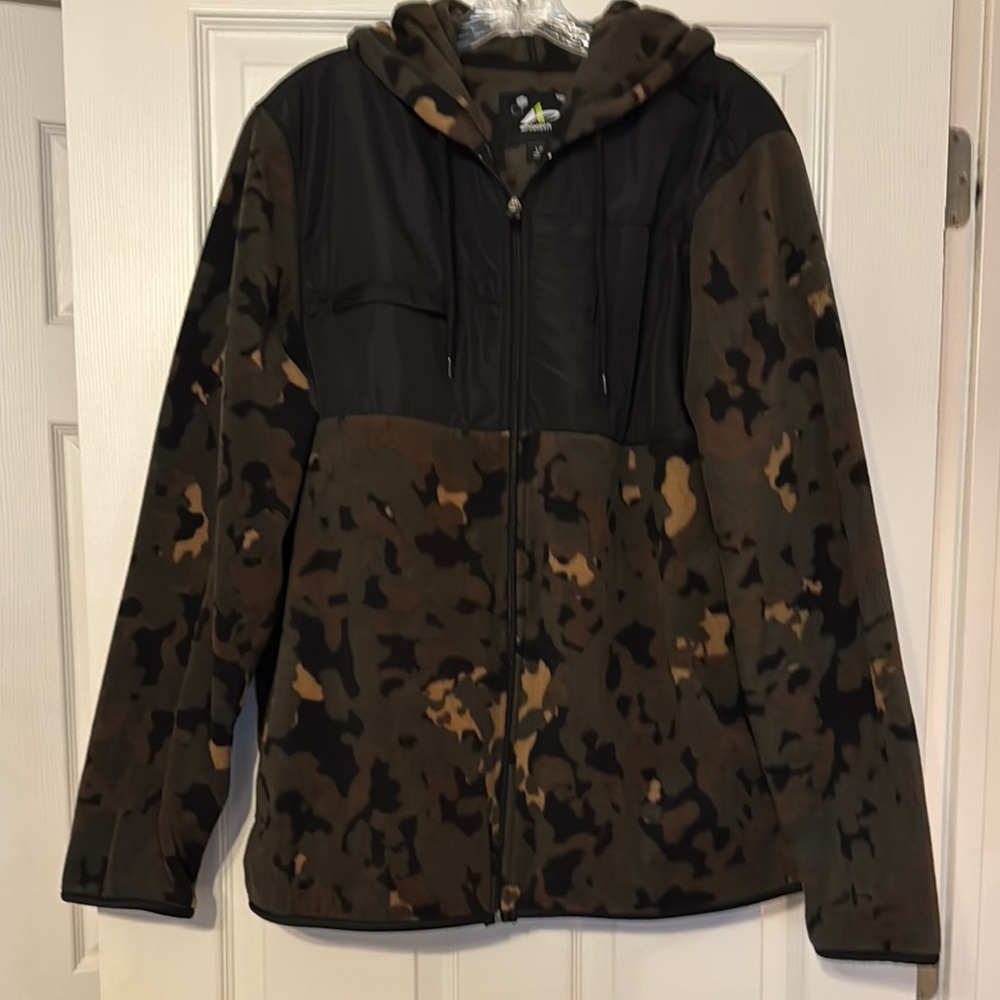 Athletech Military Field Jacket Green and Brown Camouflage